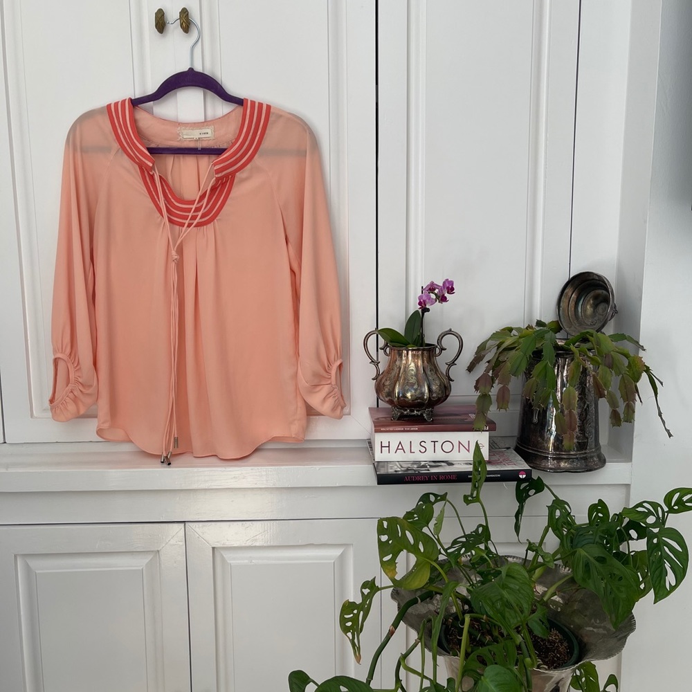 Women’s Pink Tunic Blouse